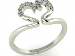 diamond ring for ladies 3D प्रिंट मॉडल