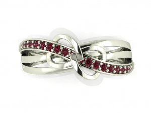 diamond ring for ladies 3D Print Model