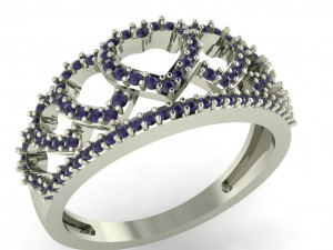 diamond ring for ladies 3D प्रिंट मॉडल