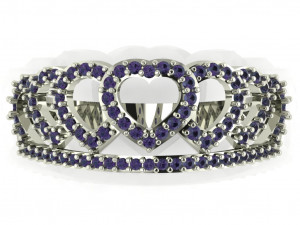 diamond ring for ladies 3D प्रिंट मॉडल