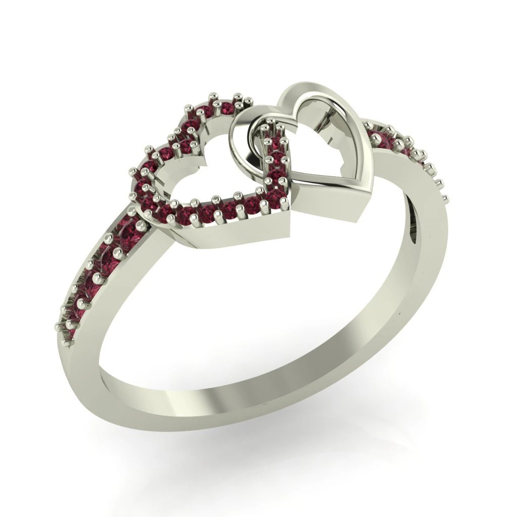 diamond ring for ladies 3D Print Model .c4d .max .obj .3ds .fbx .stl .blend 