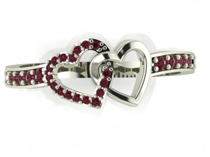 diamond ring for ladies 3D 打印模型