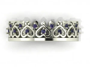 diamond ring for ladies 3D Print Model