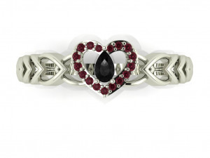 diamond ring for ladies Modèles 3D en vedette