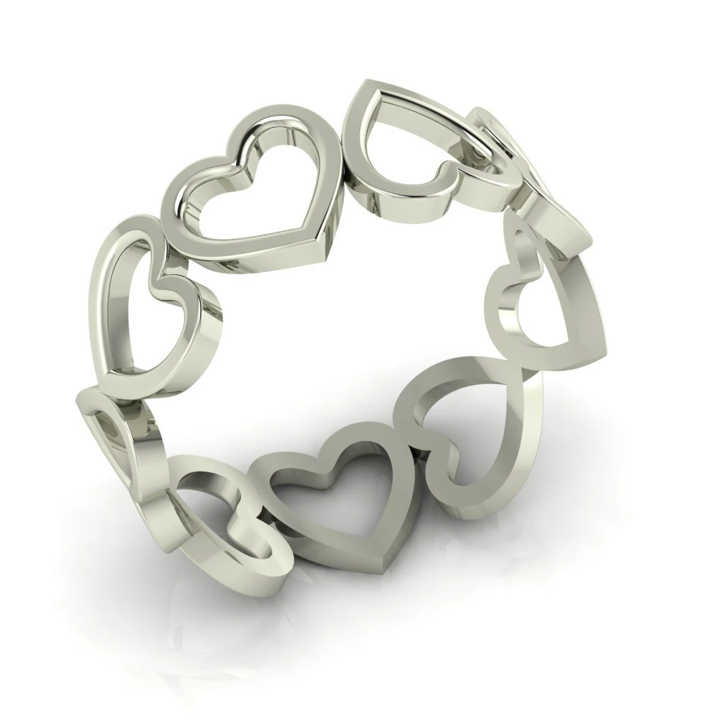 diamond ring for ladies 3D Print Model .c4d .max .obj .3ds .fbx .stl .blend 