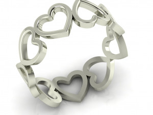 diamond ring for ladies Model Cetak 3D