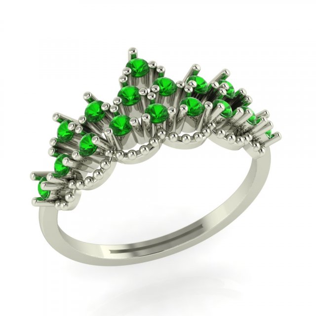diamond ring for ladies Modello di stampa 3D .c4d .max .obj .3ds .fbx .stl .blend 