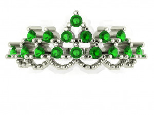 diamond ring for ladies Modello di stampa 3D