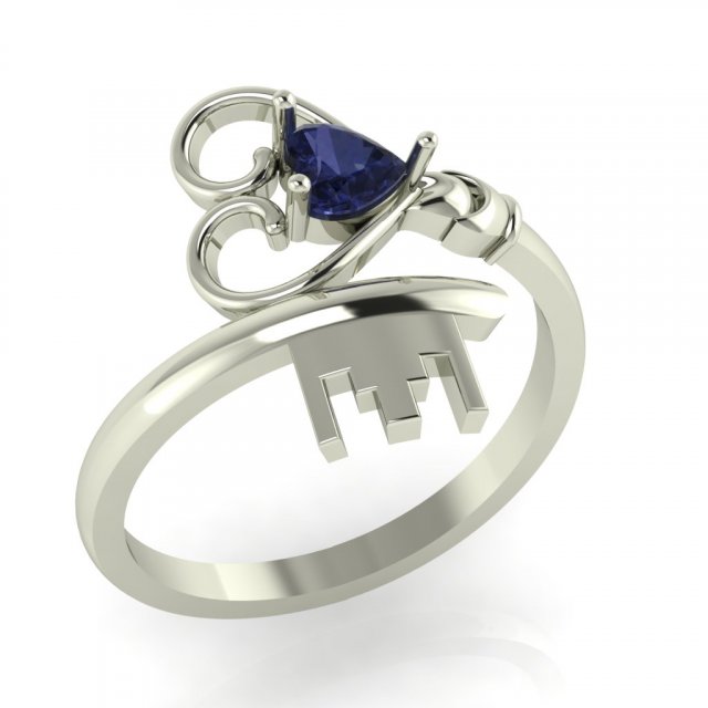 diamond ring for ladies 3D 打印模型 .c4d .max .obj .3ds .fbx .stl .blend 