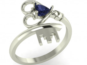 diamond ring for ladies Model do druku 3D