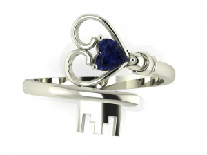 diamond ring for ladies 3D 打印模型
