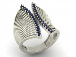 diamond ring for ladies Model do druku 3D