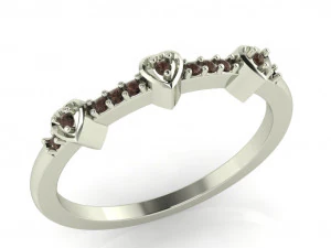 cincin berlian untuk wanita Model Cetak 3D