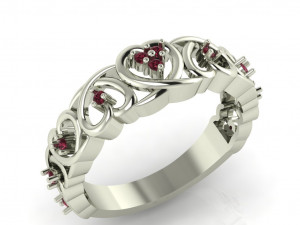 diamond ring for ladies Modèles 3D en vedette