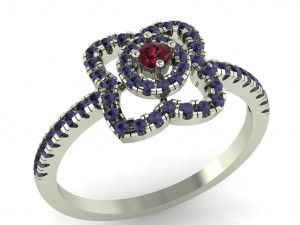 diamond ring for ladies 3D Print Model