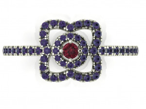 diamond ring for ladies 3D 打印模型