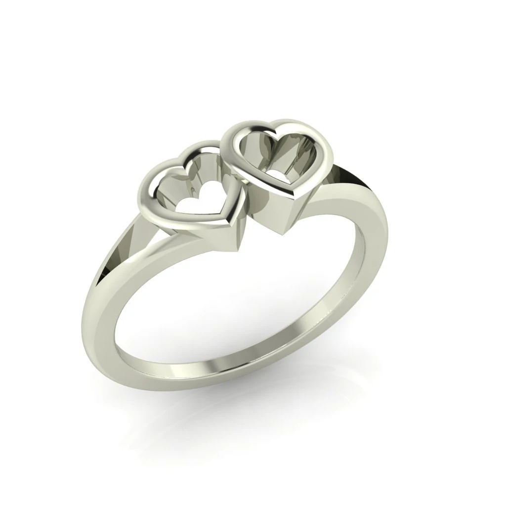 diamond ring for ladies 3D Print Model .c4d .max .obj .3ds .fbx .stl .blend