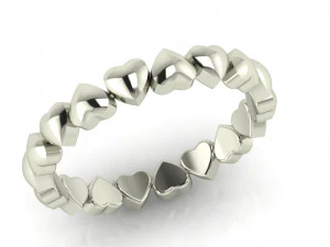 diamond ring for ladies 3D Print Model