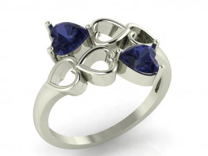 diamond ring for ladies 3D Print Model