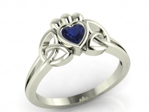 diamond ring for ladies Modèles 3D en vedette