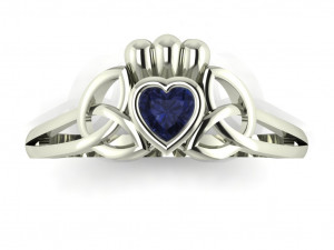 diamond ring for ladies Model Cetak 3D