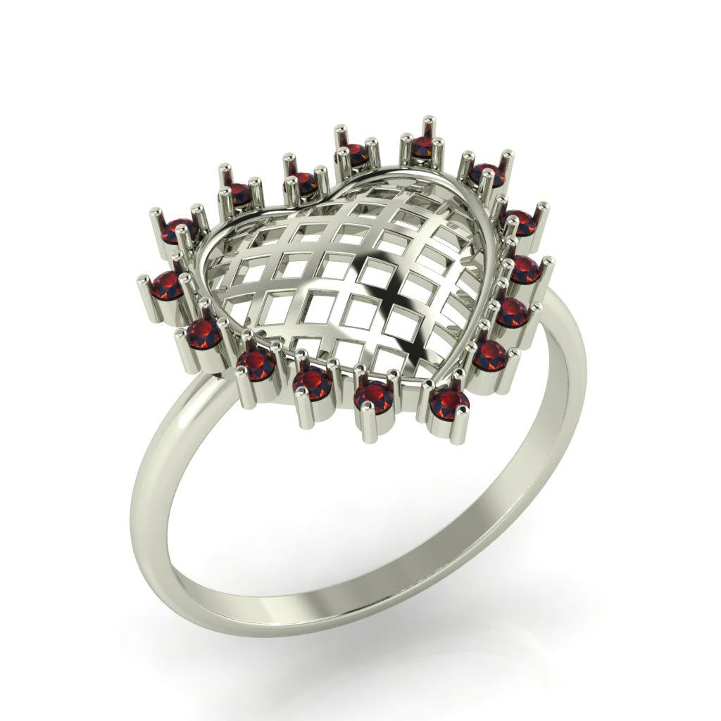 diamond ring for ladies 3D Print Model .c4d .max .obj .3ds .fbx .stl .blend 