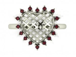 diamond ring for ladies 3D Baskı Modeli