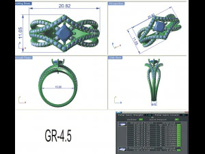 diamond ring for ladies 3D Print Model