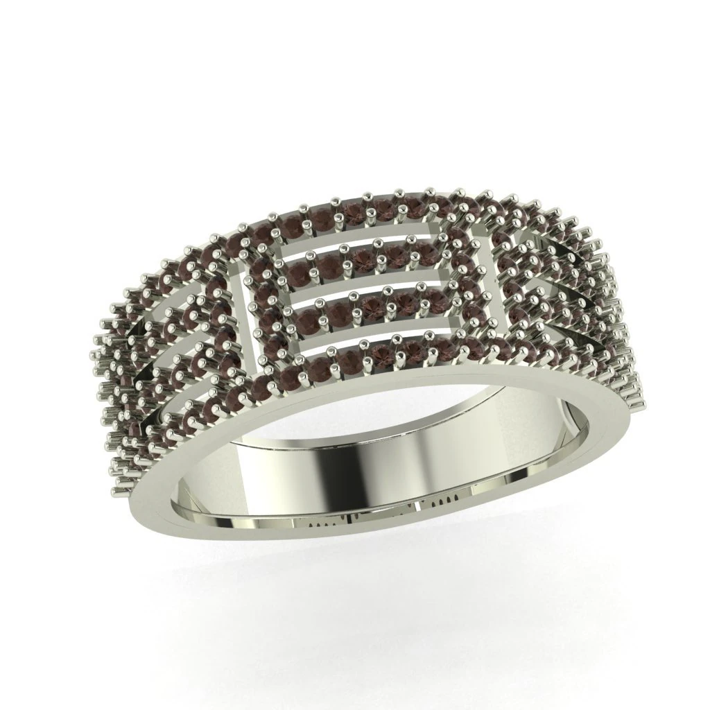 diamond ring for ladies 3D Print Model .c4d .max .obj .3ds .fbx .stl .blend 