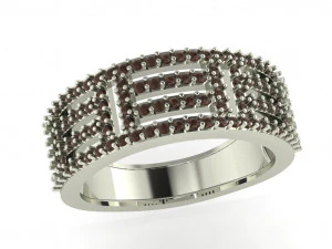 кільце з діамантом для жінок 3D Принт Модель