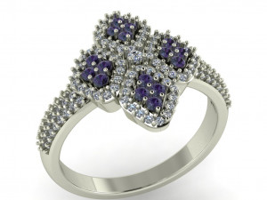 diamond ring for ladies Modelo de Impressão 3D