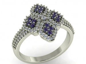 diamond ring for ladies 3D Print Model