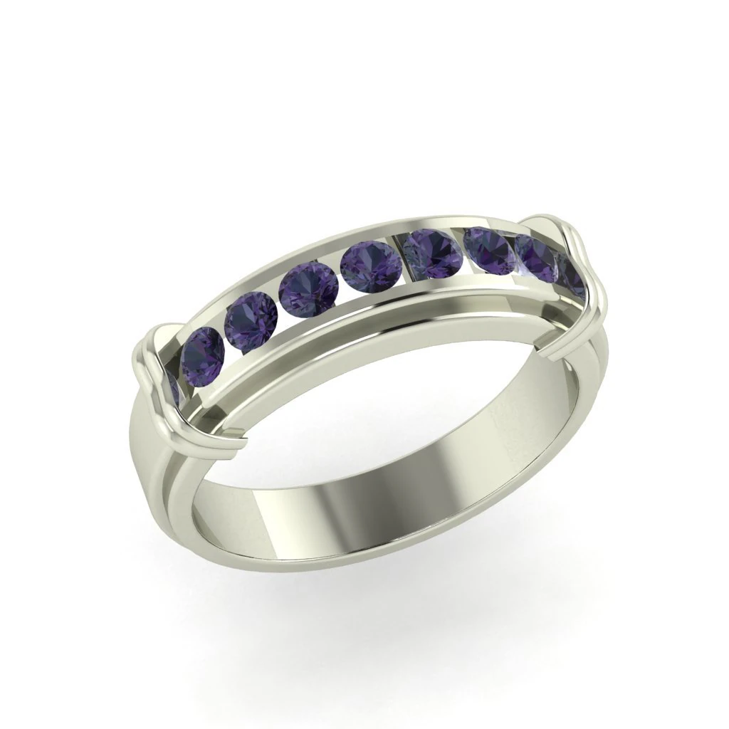 diamond ring for ladies 3D Print Model .c4d .max .obj .3ds .fbx .stl .blend