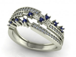 diamond ring for ladies 3D 打印模型