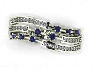diamond ring for ladies 3D printmodel