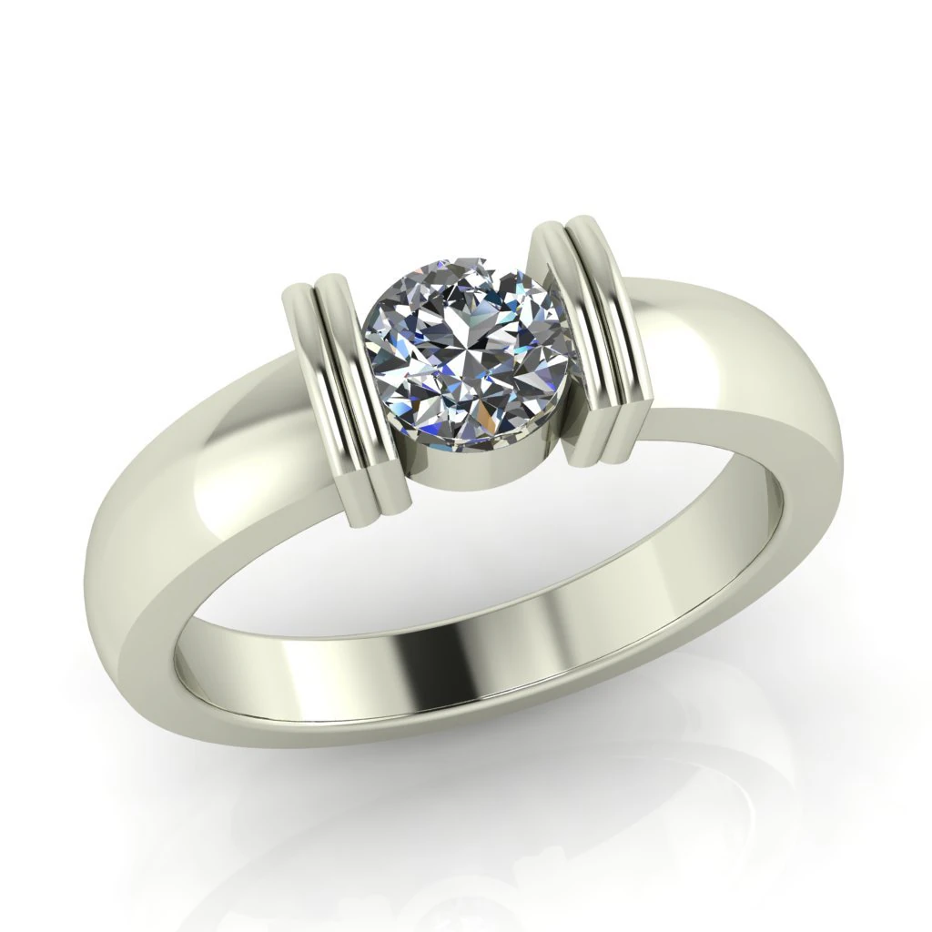 diamond ring for ladies 3D Print Model .c4d .max .obj .3ds .fbx .stl .blend