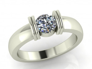 diamond ring for ladies 3D प्रिंट मॉडल