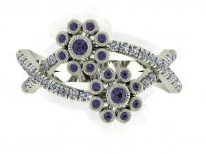 diamond ring for ladies 3D Print Model