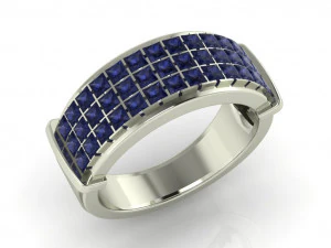 кільце з діамантом для жінок 3D Принт Модель