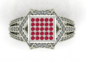 diamond ring for ladies 3D Принт Модель