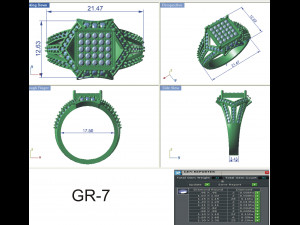 diamond ring for ladies 3D Принт Модель