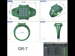 diamond ring for ladies 3D Print Model
