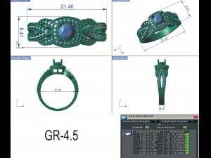 diamond ring for ladies Modèles 3D en vedette