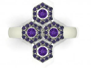diamond ring for ladies 3D Print Model
