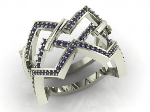 diamond ring for ladies 3Dプリントモデル