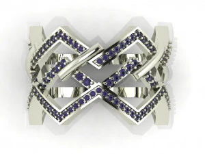 diamond ring for ladies 3D Print Model