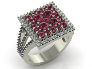 diamond ring for ladies 3D Print Model