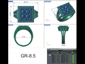 diamond ring for ladies 3D Print Model