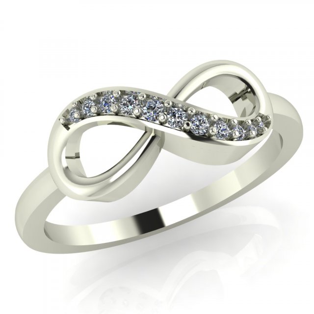diamond ring for ladies Modèles 3D en vedette .c4d .max .obj .3ds .fbx .stl .blend 