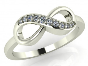 diamond ring for ladies Modelo de Impressão 3D
